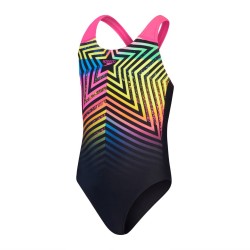 SPEEDO DIGI PLMT SPBK JF TRAJE DE BAÑO PARA NIÑAS