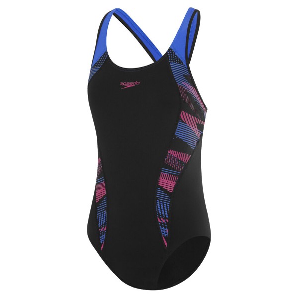 SPEEDO WOMENS PLACEMENT LANEBACK VESTIDO DE BAÑO