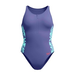 SPEEDO WOMENS PANEL HYDRASUIT VESTIDO DE BAÑO