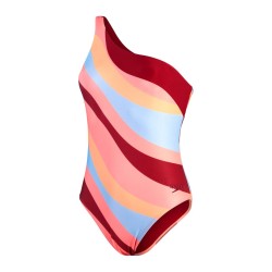 WO PRINTED ASYMMETRIC 1 PIECE CALZONETA DE MUJER PARA