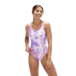 WO PRINTED LOGO DEEP U BACK CALZONETA DE MUJER
