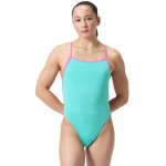 SPEEDO WOMENS SOLID VBACK VESTIDO DE BAÑO