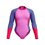 SPEEDO WOMENS COLOUR BLOCK LONG VESTIDO DE BAÑO