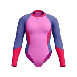 SPEEDO WOMENS COLOUR BLOCK LONG VESTIDO DE BAÑO