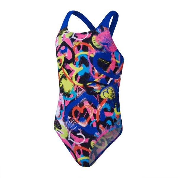 SPEEDO PT ALV PWRBCK JF TRAJE DE BAÑO PARA NIÑAS