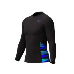SPEEDO MENS END SPLICE RASH TOP PROTECTOR SOLAR