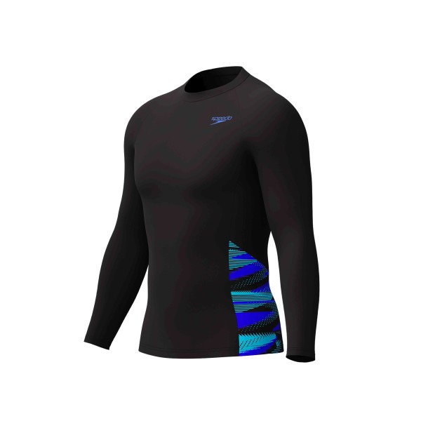 SPEEDO MENS END SPLICE RASH TOP PROTECTOR SOLAR