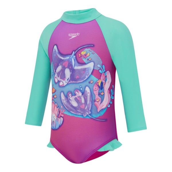 SPEEDO GIRLS DIGITAL LONG SLEEVE BANADOR