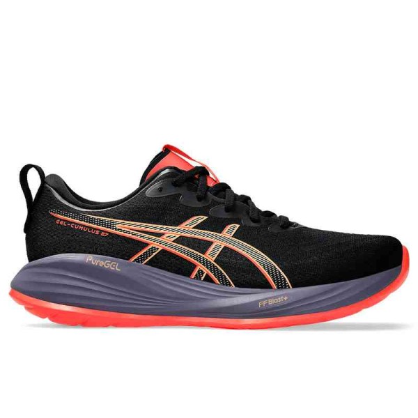 ASICS GEL-CUMULUS 27 MENS BLACK/CORAL REEF
