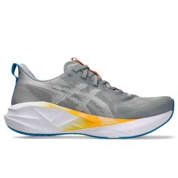 ASICS NOVABLAST 5 MENS GRAVEL/WHITE
