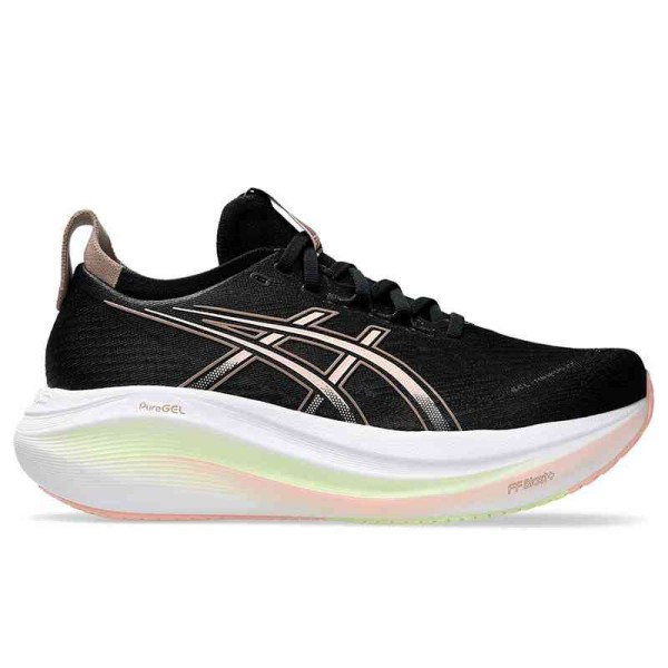 ASICS GEL-NIMBUS 27 WOMENS BLACK/BREEZE ASICS GEL-NIMBUS 27 WOMENS BLACK/BREEZE