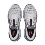 BROOKS GHOST 16 MENS WHITE/PEACOAT/ORANGE