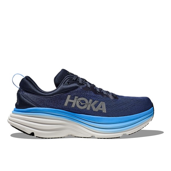HOKA BONDI 8 MENS BL/WT