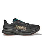 HOKA MACH 6 MENS BLACK/ELECTRIC TANGERINE HOKA MACH 6 MENS BLACK/ELECTRIC TANGERINE
