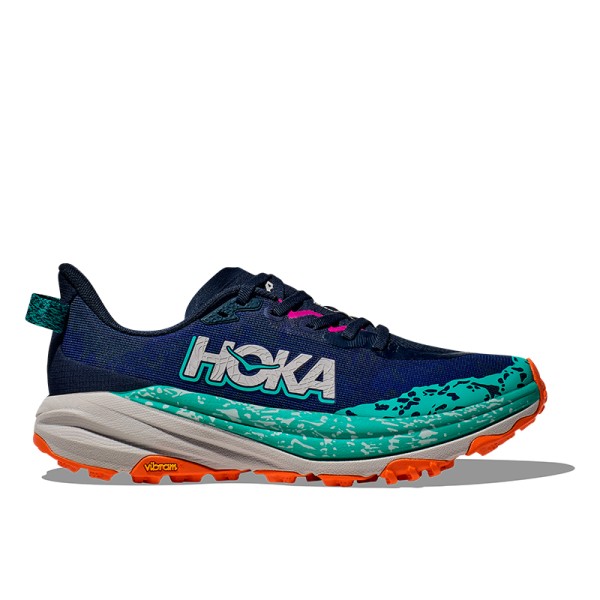 HOKA SPEEDGOAT 6 WOMENS VARSITY NAVY/METEOR