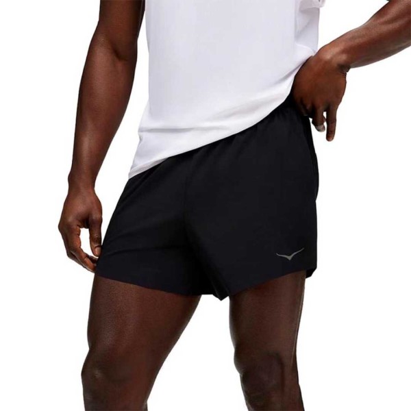 HOKA GLIDE 5PLG SHORT W/BRIEF BLACK