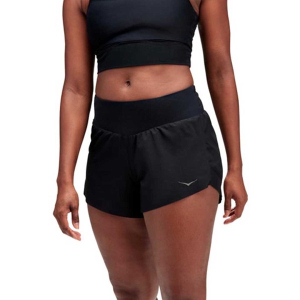 HOKA GLIDE 4PLG SHORT BLACK