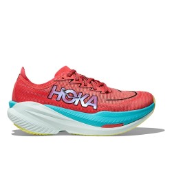 HOKA MACH X 2 MENS GRAPEFRUIT/ELECTRIC CORAL
