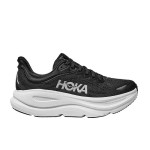 HOKA BONDI 9 WIDE WOMENS BLACK/WHITE