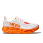 HOKA CLIFTON 10 WOMENS FROST/ORANGE