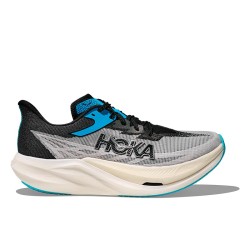 HOKA ROCKET X 3 MENS WHITE/BLACK 
