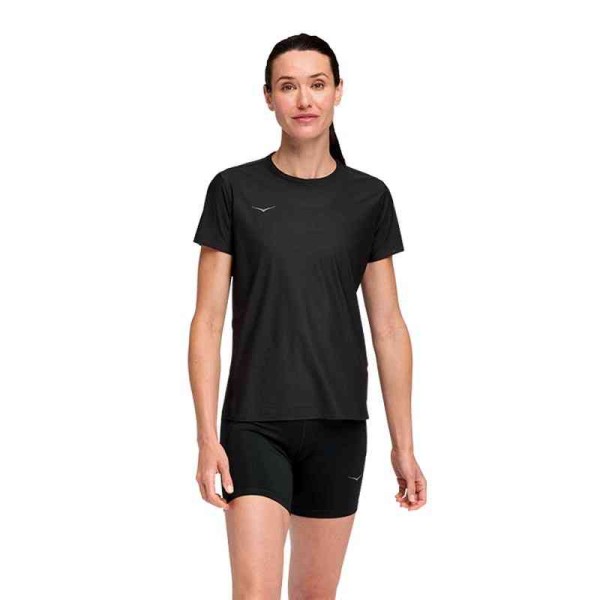HOKA W AIROLITE SHORT SLEEVE 2.0 BLACK