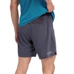 HOKA M GLIDE 7'' SHORT 2IN1 CHARCOAL GREY