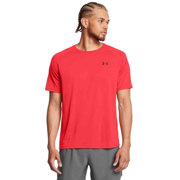 UA TECH 2.0 SS TEE RACER-RED