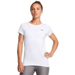 UA TECH MESH SS WHITE/METALLIC-SILVER