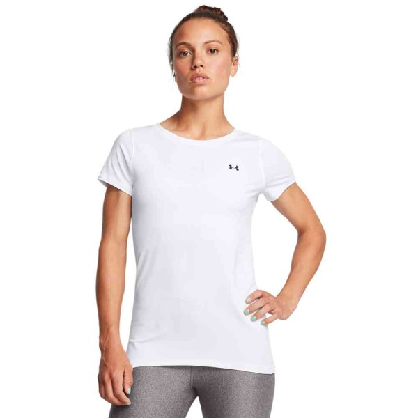 UA TECH MESH SS WHITE/METALLIC-SILVER