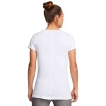 UA TECH MESH SS WHITE/METALLIC-SILVER