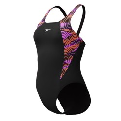 SPEEDO WOMENS HYPERBOOM SPLICE M VESTIDO DE BAÑO