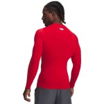 UA HG ARMOUR COMP LS RED/WHITE