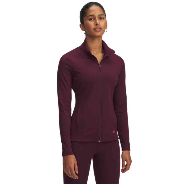 UA W MOTION JACKET DARK MAROON