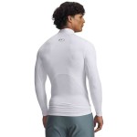 UA CG ARMOUR COMP MOCK WHITE/BLACK