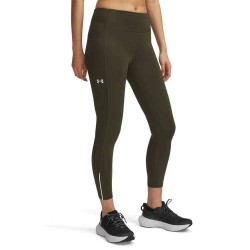 UA LAUNCH ANKLE TIGHTS GREEN/REFLECTIVE