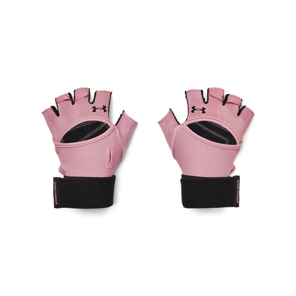 UA WOMENS WEIGHTLIFTING GLOVES PINKELIXIR/BLACK
