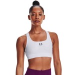 UA HEATGEAR MID PADLESS  WHITE/BLACK