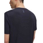UA SEAMLESS STRIDE SS WASHEDNAVY