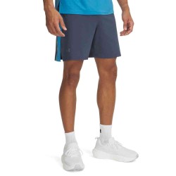 UA LAUNCH PRO 7 SHORTS WASHED NAVY
