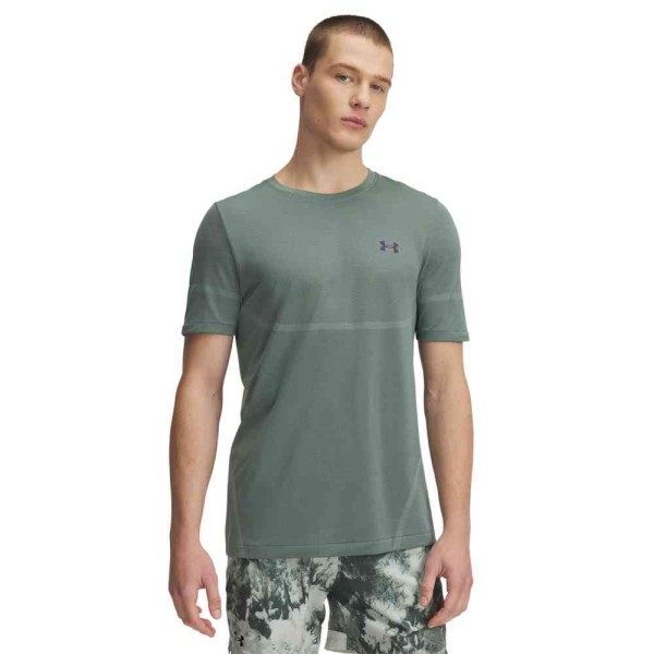 UA VANISH ELITE SEAMLESS SS SILICAGREEN/IRIDESCENT