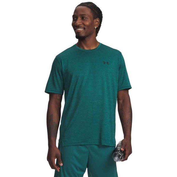 UA TECH VENT SS RACKGREEN/BLACK