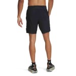 UA LAUNCH PRO 2N1 7 SHORTS BLACK/FIRE