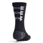 UA PERF TECH NOV 3PK CREW BLACK/WHITE