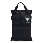 UA PROJECT ROCK GYM SACK BLACK/BLACK