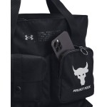 UA PROJECT ROCK GYM SACK BLACK/BLACK