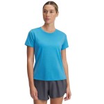 UA LAUNCH SHORTSLEEVE ETHER BLUE/REFLECTIVE