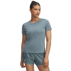 UA LAUNCH SHORTSLEEVE JASPERBLUE/REFLECTIVE