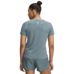 UA LAUNCH SHORTSLEEVE JASPERBLUE/REFLECTIVE