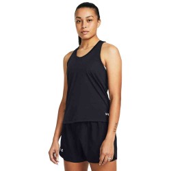 UA LAUNCH SINGLET BLACK/REFLECTIVE